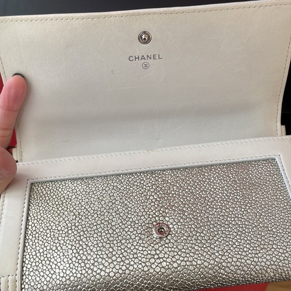 Chanel galuchat stingray woc (wallet on chain) - Picture 5 of 6
